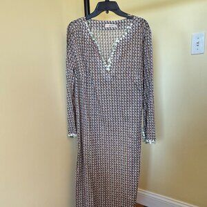 NWT: Tory Burch Embellished Beach Caftan Size XXL